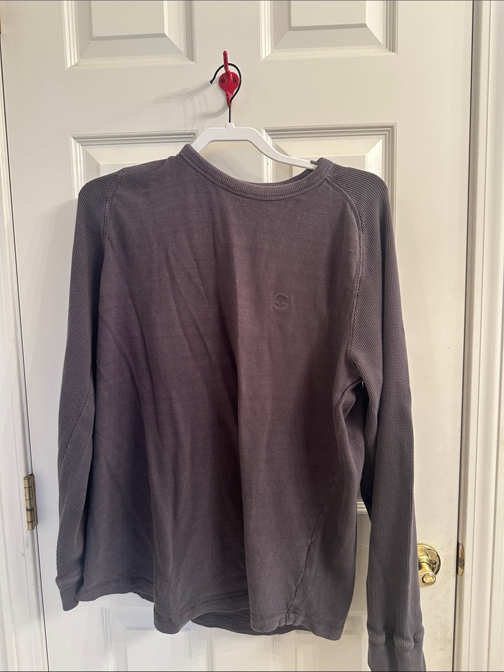 Timberland Men's Charcoal Gray Crewneck Sweater